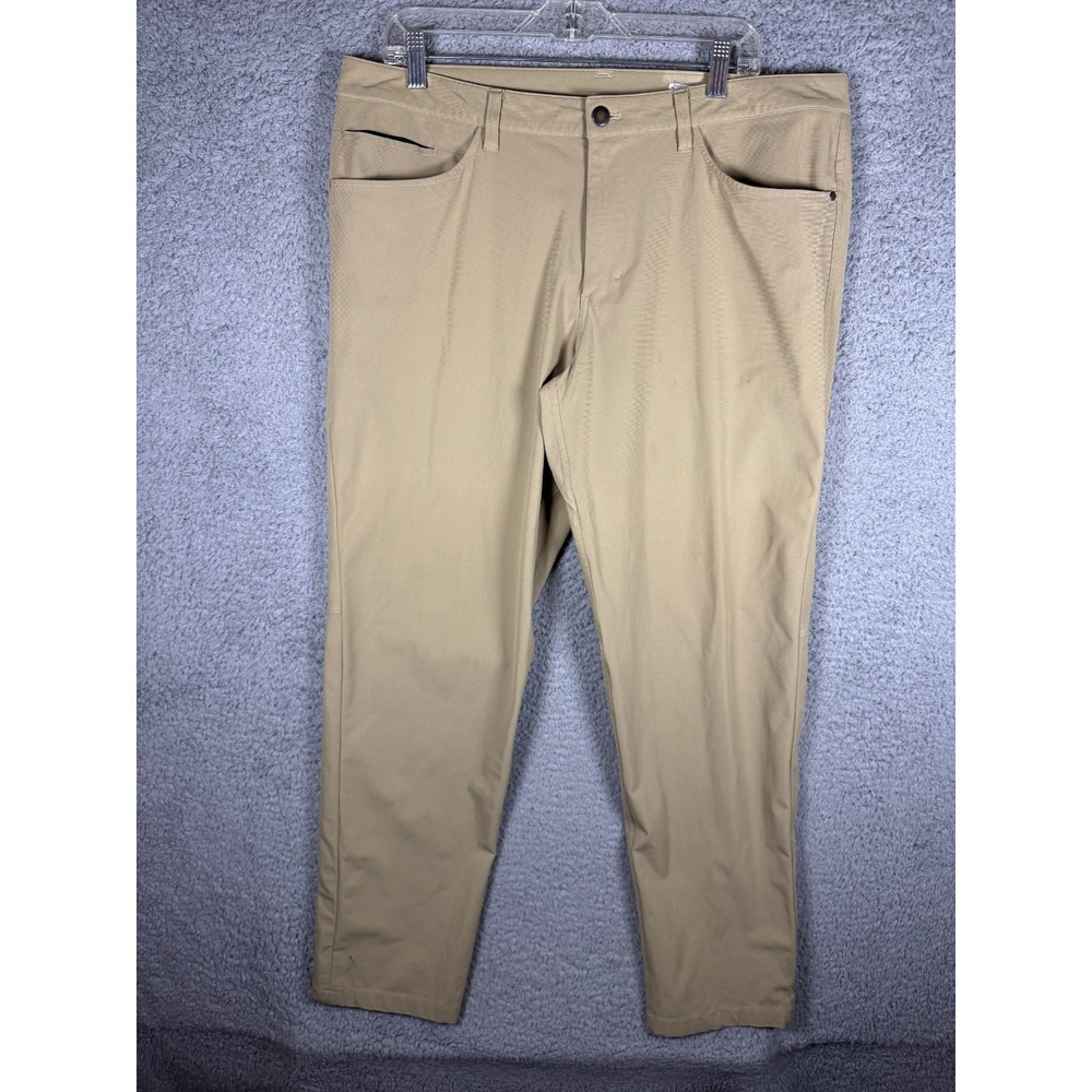 Lululemon ABC Pant Warpstreme Performance Chino Stretch Beige 37x31